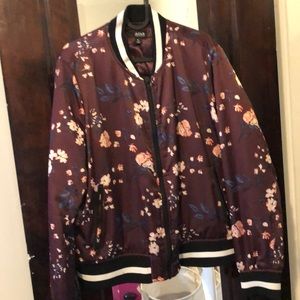 a.n.a (A New Approach) Floral Bomber Jacket